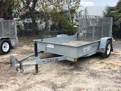 2018 Felling FT-3-G 10' S/A Drop Deck Equipment Utility Trailer Ramp bidadoo