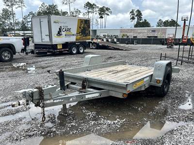 2018 Felling FT-6T-GW 12' S/A Tilt Deck Flatbed Equipment Ramp Trailer bidadoo