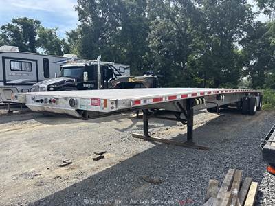 2015 Fontaine HCR5212WSA 48' Aluminum Flatbed Utility Tractor Trailer bidadoo