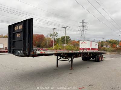2005 Fontaine LFTW-6-8048SLWK 48' T/A Flatbed Equipment Semi Trailer bidadoo