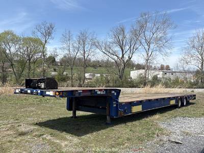 2018 Fontaine TRV4047HT 40 Ton T/A Equipment Trailer Hydraulic Dovetail bidadoo