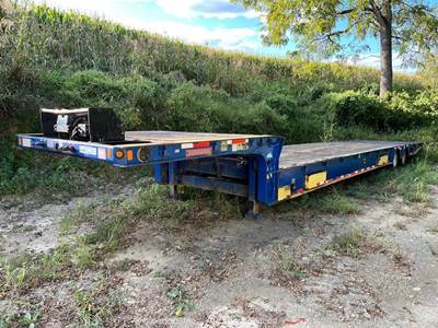2020 Fontaine TRV4048HT 48' T/A Equipment Trailer Hydraulic Dovetail bidadoo