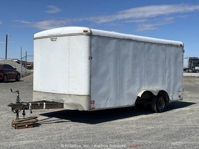 2014 Forest River 18' Enclosed Continental Cargo Box Trailer T/A bidadoo