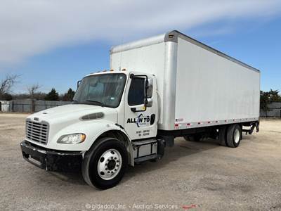 2015 Freightliner M2 26' Cargo Box Van Delivery Truck Lift Gate Cummins bidadoo
