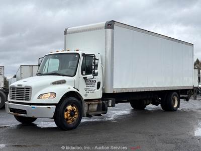 2015 Freightliner M2 26' Cargo Box Van Delivery Truck Lift Gate Cummins bidadoo