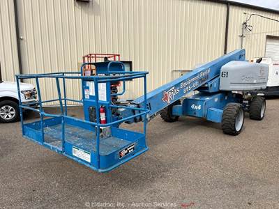 2013 Genie 600S 60' 4WD Diesel Telescopic Boom Lift Man Aerial bidadoo -Repair