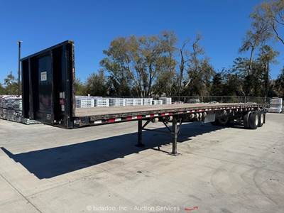 2013 Great Dane 48' T/A Flatbed Stakebed Utility Hauler Forklift Trailer bidadoo