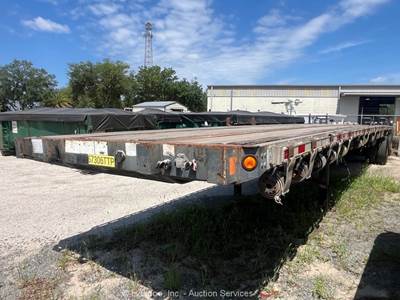2006 Great Dane 48' Aluminum Flatbed Spread Axle Semi Trailer Air Ride bidadoo