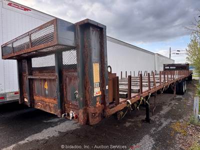 2015 Great Dane GPA248 48' T/A Flatbed Equipment Trailer Flat Deck Semi bidadoo