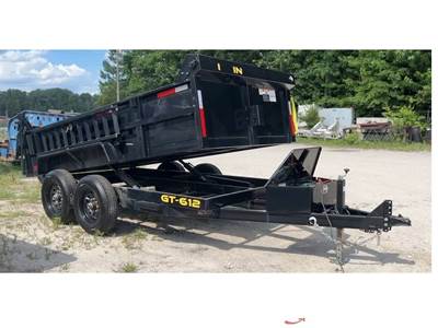 2025 Griffin GT-612 12' T/A Dump Equipment Utility Trailer Ramps bidadoo