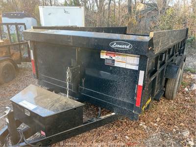 2024 Griffin GT-714 14' T/A Hydraulic End Dump Equipment Trailer 14K bidadoo