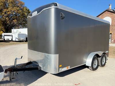 2023 Haulmark TS714T2 T/A 14' Enclosed Utility Cargo Box Trailer Ramp bidadoo