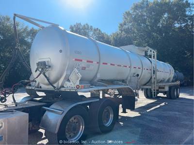 2001 Heil DOT407 8,400 Gallon T/A Crude Oil Tanker Semi Tractor Trailer bidadoo