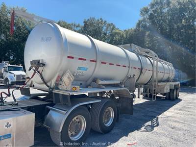 2004 Heil DOT407 8,400 Gallon T/A Crude Oil Tanker Semi Tractor Trailer bidadoo