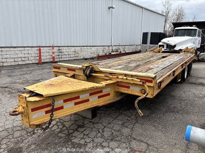 2004 Holden HCZ40KT 20' T/A Wood Deck Equipment Trailer 60" Ramps bidadoo