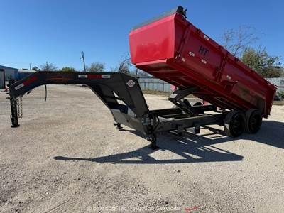 2024 Horizon HZX GEN-3 16' T/A 20k Gooseneck Hydraulic Dump Trailer bidadoo