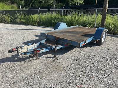 2018 Hudson Bros HD12 12' S/A Utility Tilt Deck Equipment LED Trailer bidadoo