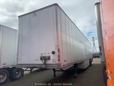 2023 Hyundai Translead 53' T/A Dry Van Enclosed Cargo Delivery Trailer bidadoo