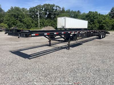 2023 Kaufman W50LP 50' Tri-Axle Car Hauler LED Ramp Transport Trailer bidadoo