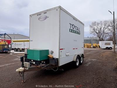 2012 Kuntry Kustom 12' T/A Shower Jobsite Trailer Generator Kubota bidadoo