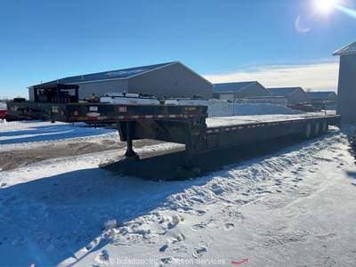 2015 Ledwell LW48HT2-10-PB Flatbed Trailer Tri-axel Hydraulic Dove Tail bidadoo