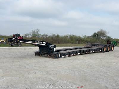 2008 Load King 553/SS 53' Tri/Axle Low-boy Detachable Gooseneck Trailer bidadoo