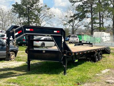 2023 Load Trail GN HD 25’ T/A Gooseneck Flatbed Equipment Ramp Trailer bidadoo