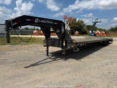 2025 Load Trail GP30 40' Low-Pro Gooseneck Deckover Flatbed Trailer Ramp bidadoo