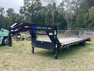 2025 Load Trail LOW-PRO GOOSENECK 30’ Flatbed Equipment Hotshot Trailer bidadoo