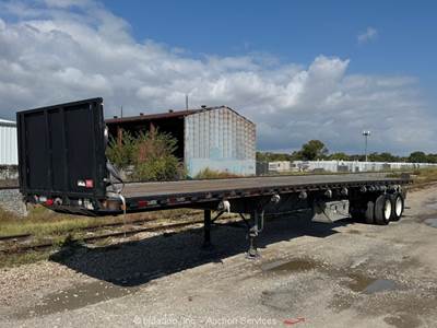 2007 Lufkin FL-II-ST 45' T/A Flatbed Stakebed Utility Hauler Trailer bidadoo
