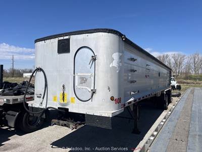 2004 MAC 40' T/A Tarp Frameless Aluminum Industrial Semi Dump Trailer bidadoo