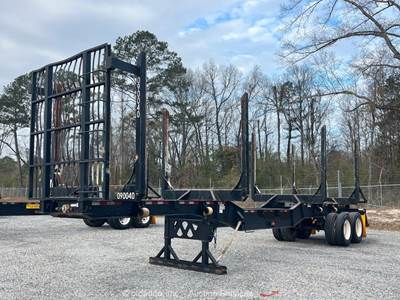 2023 Manac 23240A200 Drop Skeleton 40' Logging Trailer Pole Hauler T/A bidadoo