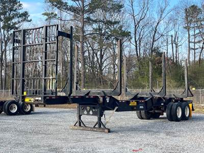 2023 Manac 23240A200 Drop Skeleton 40' Logging Trailer Pole Hauler T/A bidadoo