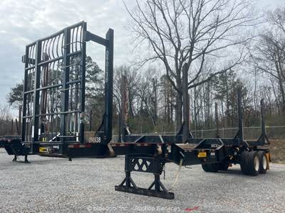 2023 Manac 23240A200 Drop Skeleton 40' Logging Trailer Pole Hauler T/A bidadoo
