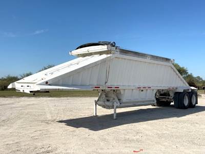 2006 Manac SBD240 T/A 40' Pneumatic Belly Dump Semi Trailer Aggregate bidadoo