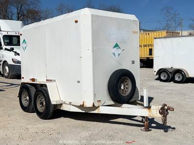 2006 McClain Cargo 6' T/A Enclosed Bumper Pull Utility Equipment Trailer bidadoo