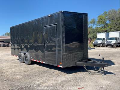 2025 Nationcraft 20' T/A Enclosed Box Car Toy Hauler Cargo Trailer bidadoo