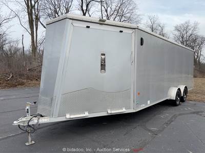 2023 Neo NASX 22' T/A Enclosed RV Toy Hauler ATV Cargo Box Trailer Ramp bidadoo
