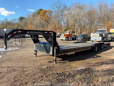 2022 Norstar Trailers 32' Tri/A Gooseneck Equipment Flatbed Trailer bidadoo