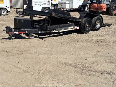 2021 Norstar 83-HD16 16' Flatbed Hydraulic Tilt Deck Equipment Trailer bidadoo
