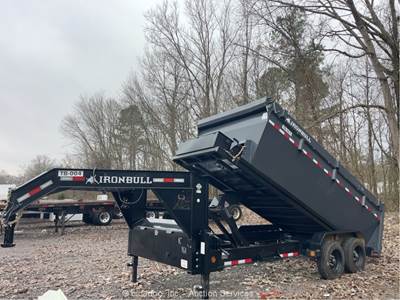 2026 Norstar Ironbull T/A Gooseneck Roll-Off Dump Trailer (3) Bins Winch bidadoo