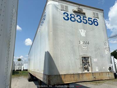 Pine 47' Dry Van Trailer T/A Enclosed Cargo Delivery Semi Transport bidadoo