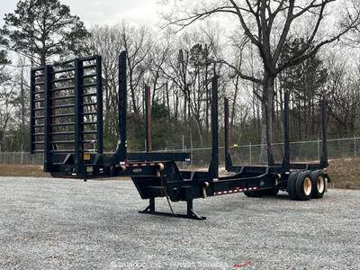 2023 Pitts LP40-4L Drop Skeleton 40' Logging Trailer Pole Hauler T/A bidadoo