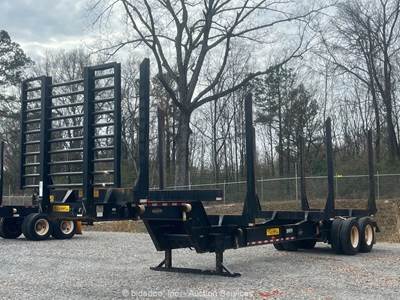 2023 Pitts LP40-4L Drop Skeleton 40' Logging Trailer Pole Hauler T/A bidadoo