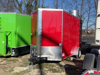 2026 Quality Cargo 12' Concession Vending Food Mobile Kitchen Trailer bidadoo