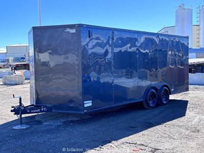 2024 Quality Cargo 8.5X20TA 20' T/A Enclosed LED V-Nose Hauler Trailer bidadoo