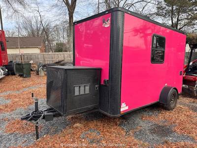 2022 Quality 6X12SA 12' S/A Enclosed Utility Cargo Trailer Water Groom bidadoo