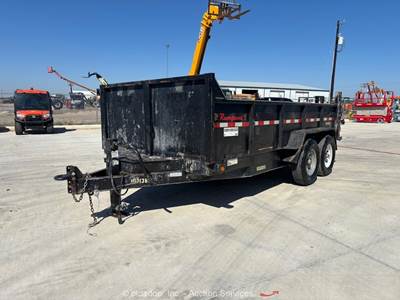 2021 Rampant DUMP TRAILER 14' Tandem Axle End Dump Materials bidadoo -Repair