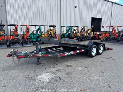 2019 Redi Haul RX1827TBITS-102HD 18' T/A Utililty Tilt Ramp Trailer bidadoo