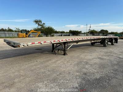 2013 Reitnouer 48' MaxMiser T/A Flatbed Semi Trailer Equipment Transport bidadoo